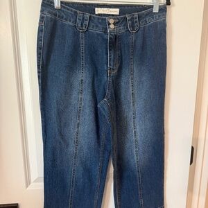 Cato Est. 1946 Denim Mid-Rise Crop Woman's Blue Jeans Sz. 6